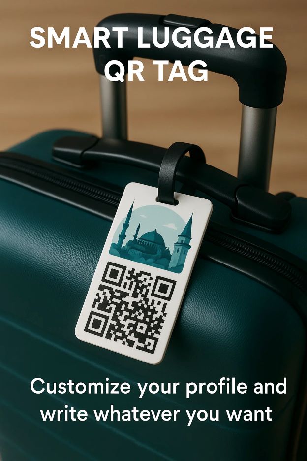 QR Kodlu Bavul Tag